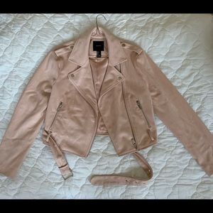 Suede Biker Jacket